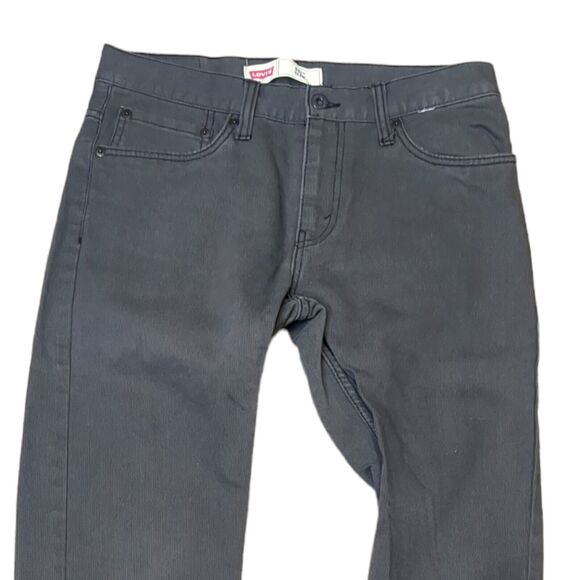 LEVI'S 511 Mens Jeans Skinny Cotton Blend Gray Color Slim Fit Size 29W×29L 18Reg - Picture 2 of 8